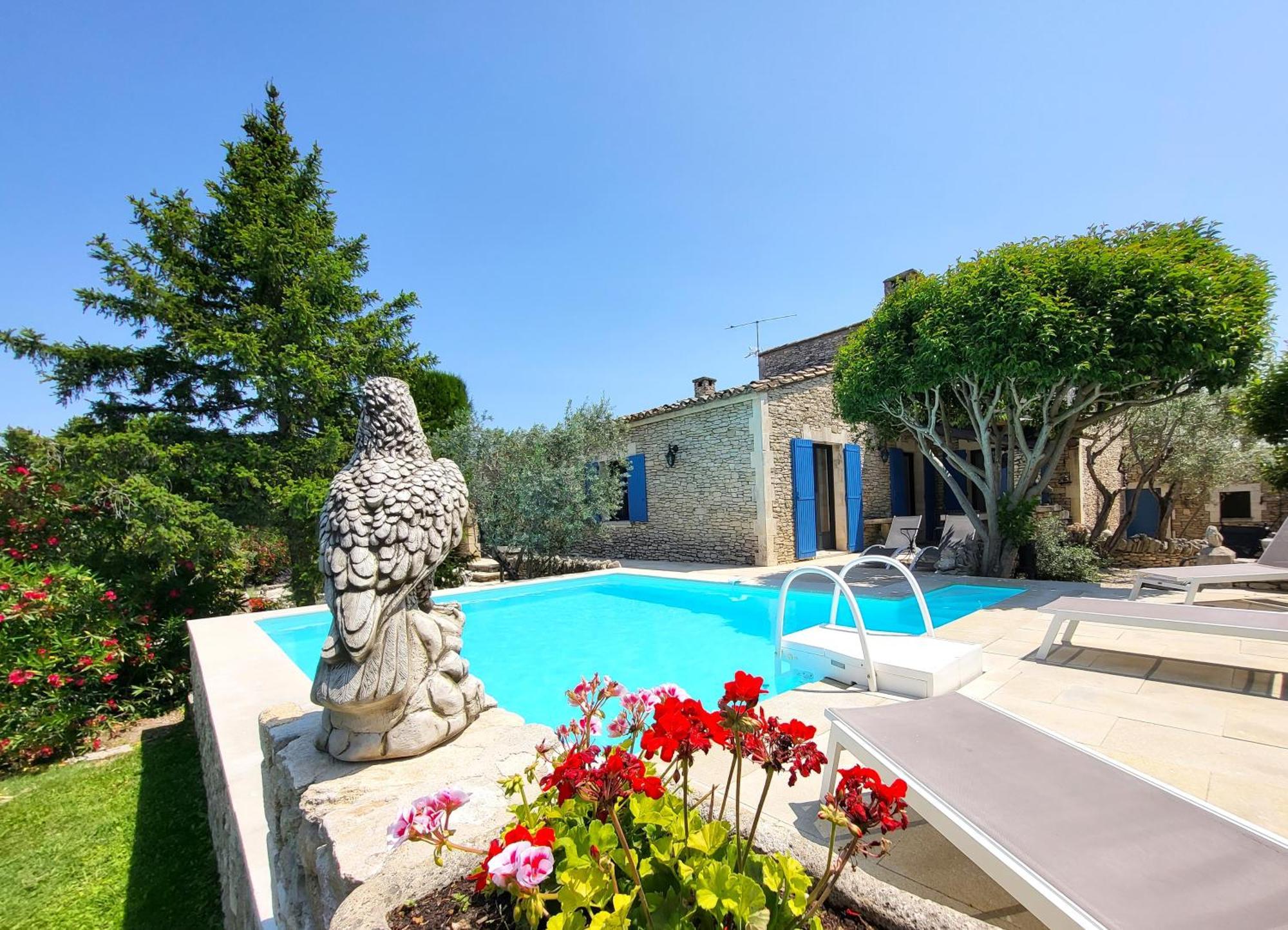 "La Massette Du Cheval Blanc" Villa De Caractere En Pierre L'Isle-sur-la-Sorgue Bagian luar foto